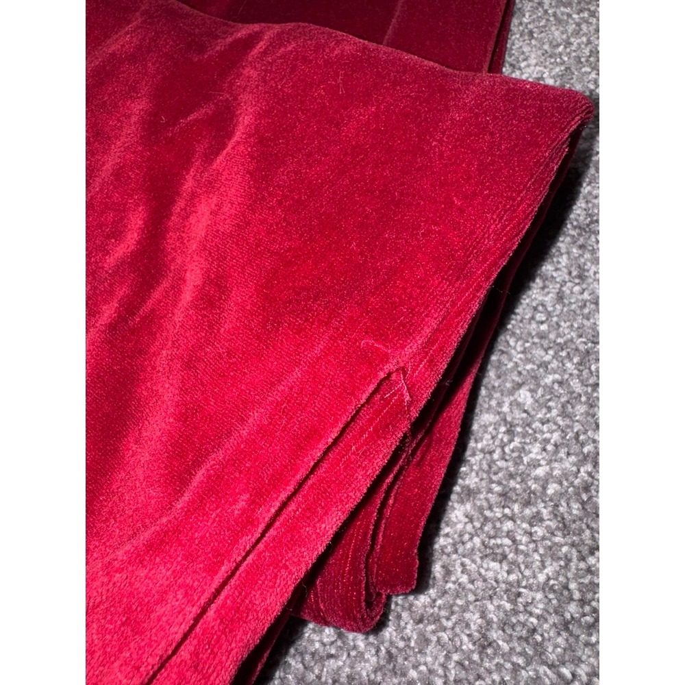 Women's Red Velour / Velvet Tracksuit Set - Size Large - Picture 9 of 12